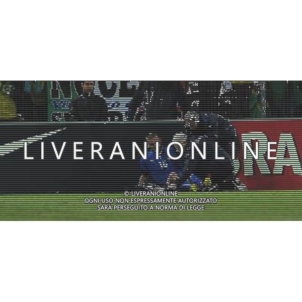 Gara Amichevole Ginevra (Svizzera) - 21.03.2013 Italia-Brasile Nella Foto:infortunio de rossi /Ph.Vitez-Ag. Aldo Liverani