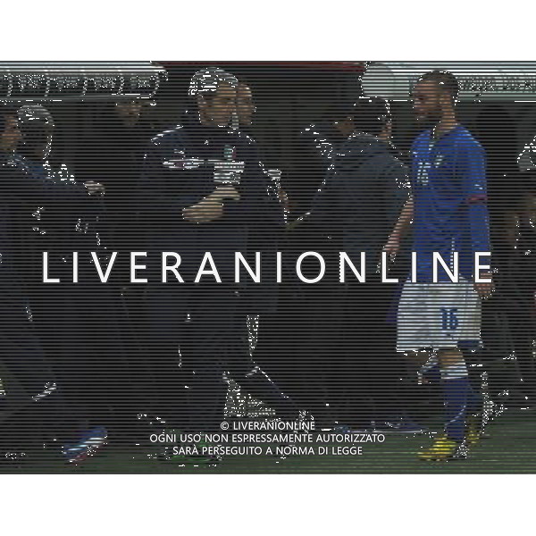 Gara Amichevole Ginevra (Svizzera) - 21.03.2013 Italia-Brasile Nella Foto:infortunio de rossi /Ph.Vitez-Ag. Aldo Liverani