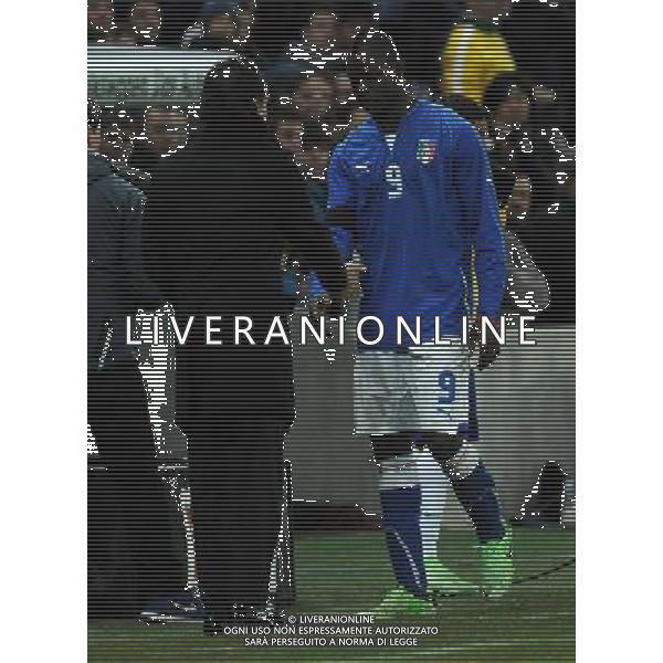 Gara Amichevole Ginevra (Svizzera) - 21.03.2013 Italia-Brasile Nella Foto:balotelli prandelli /Ph.Vitez-Ag. Aldo Liverani