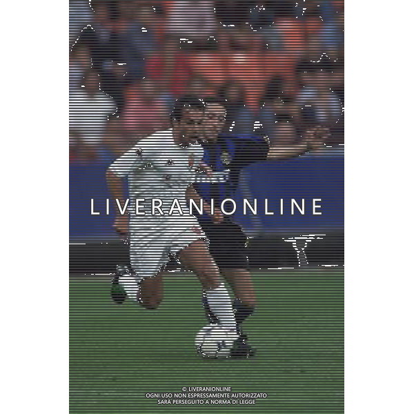 MILANO, 22-08-02 DFP/MARCO LUSSOSO INTER-ROMA (TROFEO PIRELLI) NELLA FOTO: BOMBARDINI AG ALDO LIVERANI S A S