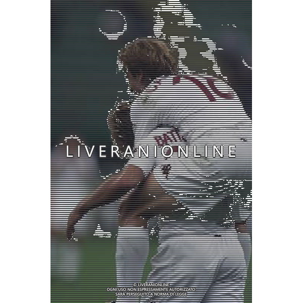 MILANO, 22-08-02 DFP/MARCO LUSSOSO INTER-ROMA (TROFEO PIRELLI) NELLA FOTO: ESULTANZA DELLA ROMA AG ALDO LIVERANI S A S