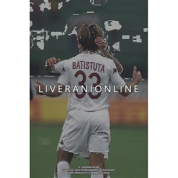 MILANO, 22-08-02 DFP/MARCO LUSSOSO INTER-ROMA (TROFEO PIRELLI) NELLA FOTO: ESULTANZA DELLA ROMA AG ALDO LIVERANI S A S