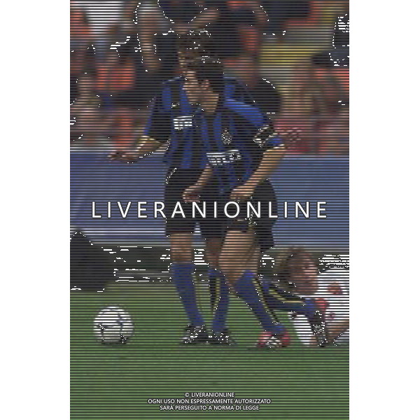 MILANO, 22-08-02 DFP/MARCO LUSSOSO INTER-ROMA (TROFEO PIRELLI) NELLA FOTO: JAVIER ZANETTI AG ALDO LIVERANI S A S