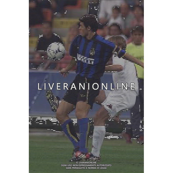MILANO, 22-08-02 DFP/MARCO LUSSOSO INTER-ROMA (TROFEO PIRELLI) NELLA FOTO: JAVIER ZANETTI AG ALDO LIVERANI S A S