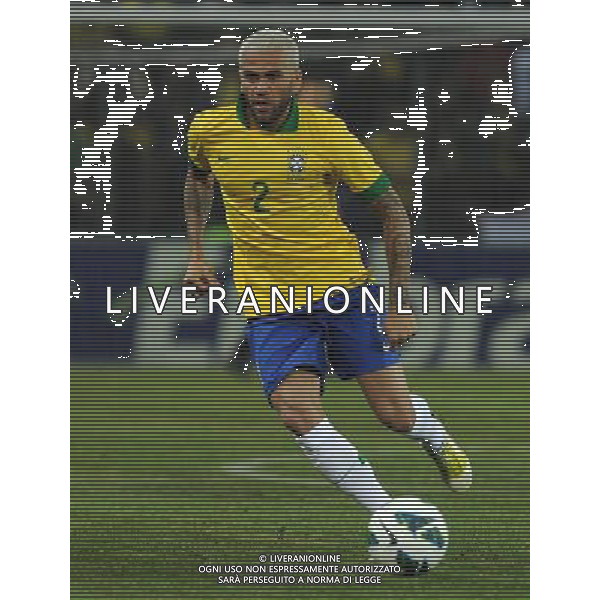 Gara Amichevole Ginevra (Svizzera) - 21.03.2013 Italia-Brasile Nella Foto:Daniel Alves /Ph.Vitez-Ag. Aldo Liverani