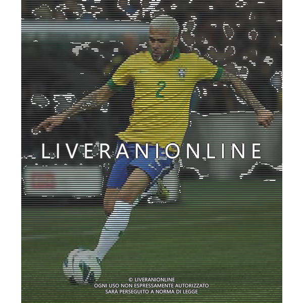 Gara Amichevole Ginevra (Svizzera) - 21.03.2013 Italia-Brasile Nella Foto:Daniel Alves /Ph.Vitez-Ag. Aldo Liverani