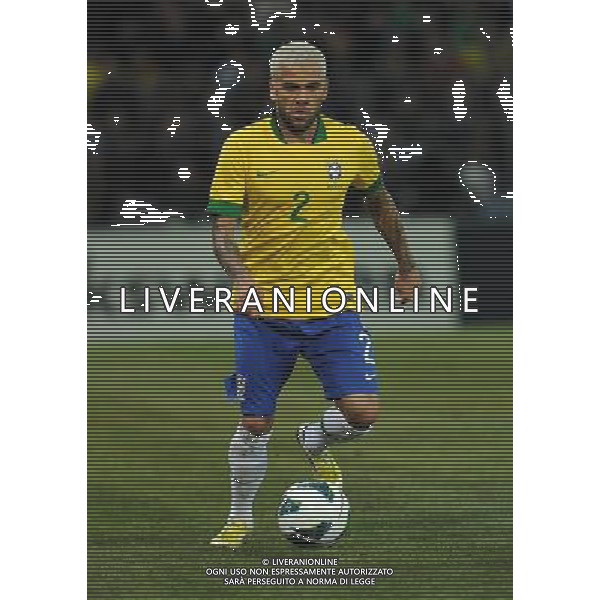 Gara Amichevole Ginevra (Svizzera) - 21.03.2013 Italia-Brasile Nella Foto:Daniel Alves /Ph.Vitez-Ag. Aldo Liverani