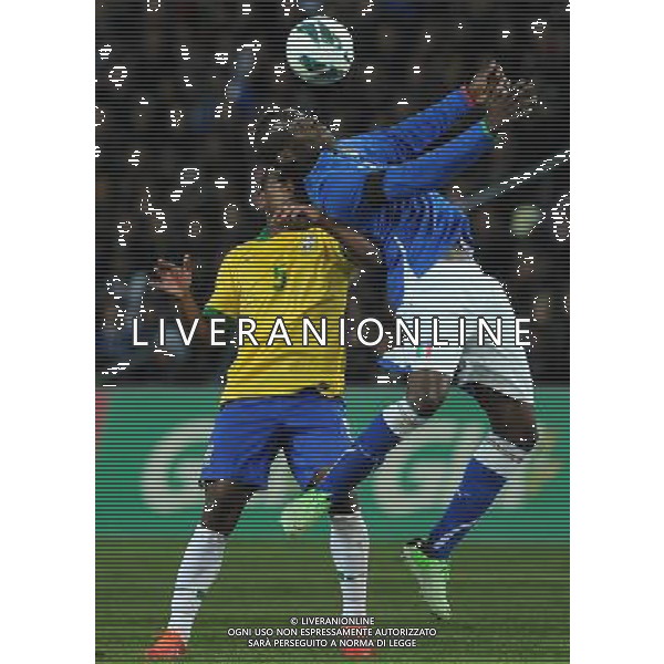 Gara Amichevole Ginevra (Svizzera) - 21.03.2013 Italia-Brasile Nella Foto:Balotelli Mario-Fernando /Ph.Vitez-Ag. Aldo Liverani