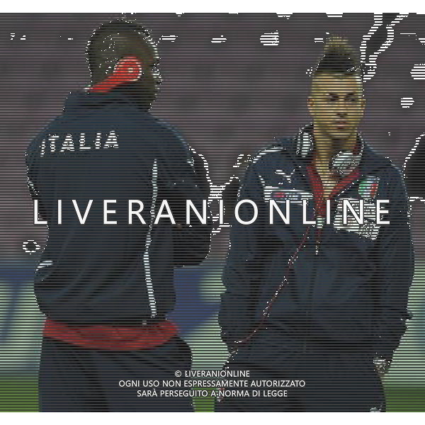 Gara Amichevole Ginevra (Svizzera) - 21.03.2013 Italia-Brasile Nella Foto:El Shaarawy Stephan-Balotelli Mario /Ph.Vitez-Ag. Aldo Liverani