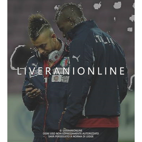 Gara Amichevole Ginevra (Svizzera) - 21.03.2013 Italia-Brasile Nella Foto:El Shaarawy Stephan-Balotelli Mario /Ph.Vitez-Ag. Aldo Liverani