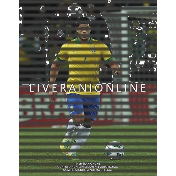 Gara Amichevole Ginevra (Svizzera) - 21.03.2013 Italia-Brasile Nella Foto:Hulk-Fernando-Hernanes /Ph.Vitez-Ag. Aldo Liverani