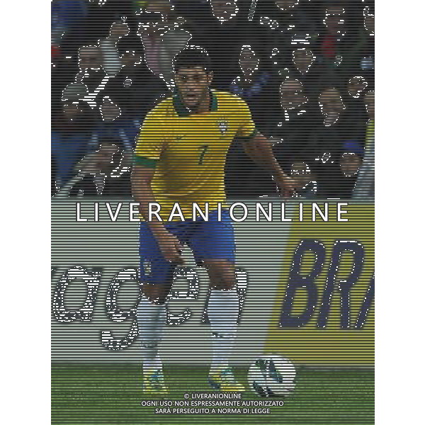 Gara Amichevole Ginevra (Svizzera) - 21.03.2013 Italia-Brasile Nella Foto:Hulk-Fernando-Hernanes /Ph.Vitez-Ag. Aldo Liverani