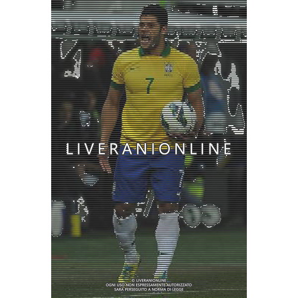 Gara Amichevole Ginevra (Svizzera) - 21.03.2013 Italia-Brasile Nella Foto:Hulk-Fernando-Hernanes /Ph.Vitez-Ag. Aldo Liverani