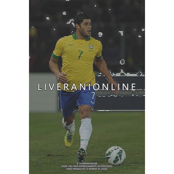 Gara Amichevole Ginevra (Svizzera) - 21.03.2013 Italia-Brasile Nella Foto:Hulk-Fernando-Hernanes /Ph.Vitez-Ag. Aldo Liverani