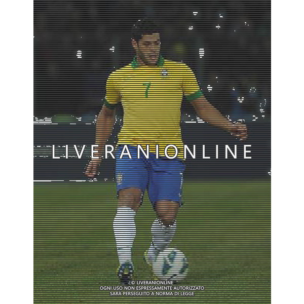 Gara Amichevole Ginevra (Svizzera) - 21.03.2013 Italia-Brasile Nella Foto:Hulk-Fernando-Hernanes /Ph.Vitez-Ag. Aldo Liverani