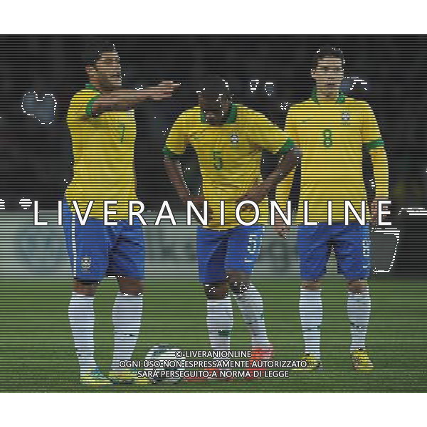 Gara Amichevole Ginevra (Svizzera) - 21.03.2013 Italia-Brasile Nella Foto:Hulk-Fernando-Hernanes /Ph.Vitez-Ag. Aldo Liverani