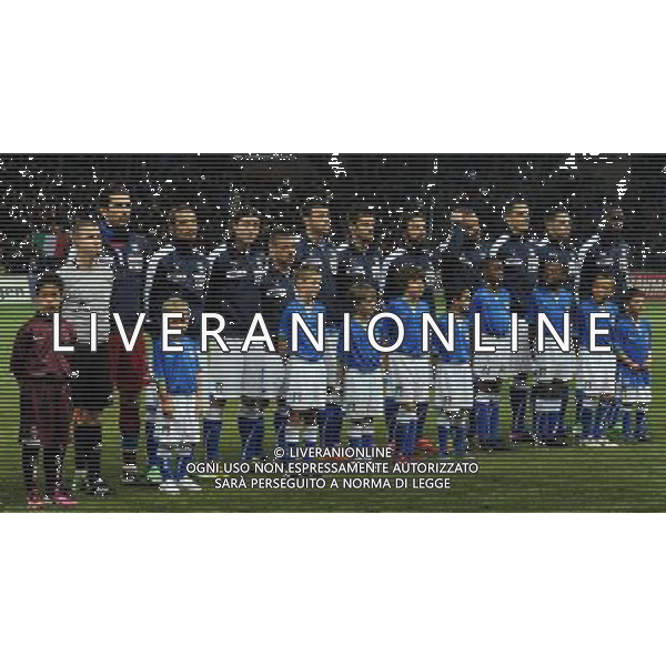 Gara Amichevole Ginevra (Svizzera) - 21.03.2013 Italia-Brasile Nella Foto:Italia Squadra inno Nazionale /Ph.Vitez-Ag. Aldo Liverani