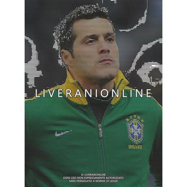 Gara Amichevole Ginevra (Svizzera) - 21.03.2013 Italia-Brasile Nella Foto:Julio Cesar /Ph.Vitez-Ag. Aldo Liverani