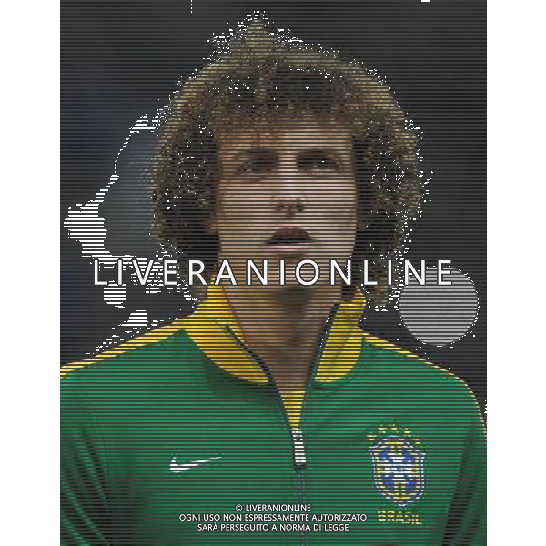 Gara Amichevole Ginevra (Svizzera) - 21.03.2013 Italia-Brasile Nella Foto:David Luiz /Ph.Vitez-Ag. Aldo Liverani