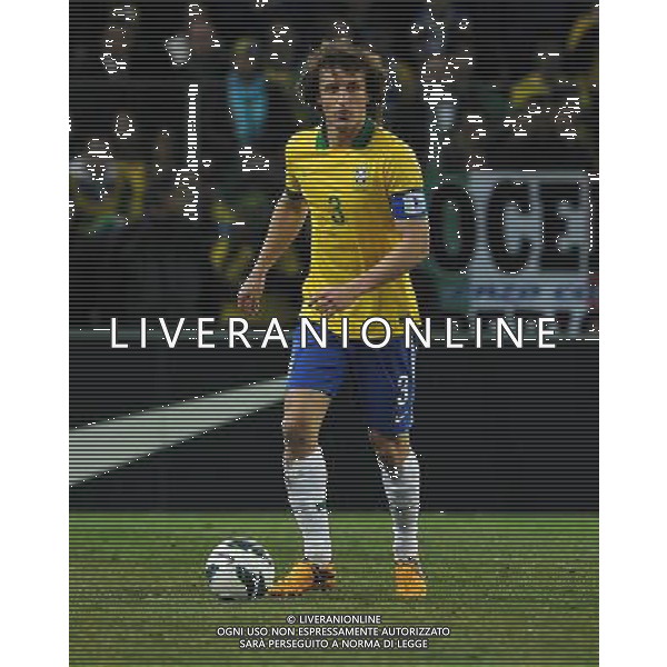 Gara Amichevole Ginevra (Svizzera) - 21.03.2013 Italia-Brasile Nella Foto:David Luiz /Ph.Vitez-Ag. Aldo Liverani