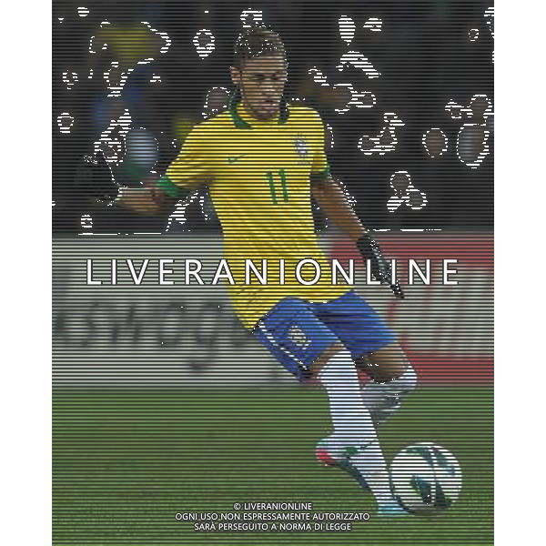 Gara Amichevole Ginevra (Svizzera) - 21.03.2013 Italia-Brasile Nella Foto:Neymar /Ph.Vitez-Ag. Aldo Liverani