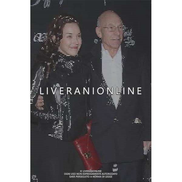 NEW YORK, NY - MARCH 20: Sunny Ozell and Patrick Stewart at the \'Breakfast At Tiffany\'s\' Broadway Opening Night at Cort Theatre on March 20, 2013 in New York City. Credit RW/MediaPunch Inc. SNIADANIE U TIFFANIEGO NA BRODWAYU FOT. MEDIAPUNCH/NEWSPIX.PL US, FRANCE AND GERMANY OUT !!! --- Newspix.pl /AGENZIA ALDO LIVERANI SAS/ITALY ONLY - EDITORIAL USE ONLY *** Local Caption *** www.newspix.pl mail us: info@newspix.pl call us: 0048 022 23 22 222 --- Polish Picture Agency by Ringier Axel Springer Poland
