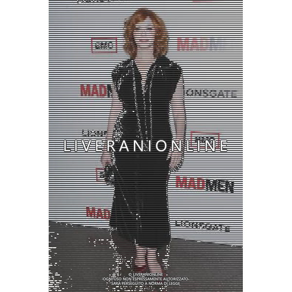 LOS ANGELES, CA - MARCH 20: Christina Hendricks at the \'Mad Men\' Season 6 Los Angeles Premiere held at the Director\'s Guild of America on March 20, 2013 in Los Angeles, California. Credit: MediaPunch Inc. PREMIERA SERIAL MAD MEN SEZON 6 FOT. MEDIAPUNCH/NEWSPIX.PL US, FRANCE AND GERMANY OUT !!! --- Newspix.pl /AGENZIA ALDO LIVERANI SAS/ITALY ONLY - EDITORIAL USE ONLY *** Local Caption *** www.newspix.pl mail us: info@newspix.pl call us: 0048 022 23 22 222 --- Polish Picture Agency by Ringier Axel Springer Poland