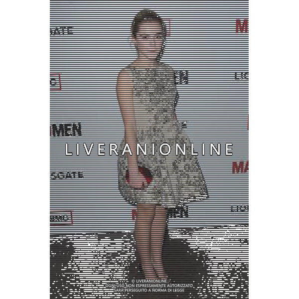 LOS ANGELES, CA - MARCH 20: Kiernan Shipka at the \'Mad Men\' Season 6 Los Angeles Premiere held at the Director\'s Guild of America on March 20, 2013 in Los Angeles, California. Credit: MediaPunch Inc. PREMIERA SERIAL MAD MEN SEZON 6 FOT. MEDIAPUNCH/NEWSPIX.PL US, FRANCE AND GERMANY OUT !!! --- Newspix.pl /AGENZIA ALDO LIVERANI SAS/ITALY ONLY - EDITORIAL USE ONLY *** Local Caption *** www.newspix.pl mail us: info@newspix.pl call us: 0048 022 23 22 222 --- Polish Picture Agency by Ringier Axel Springer Poland