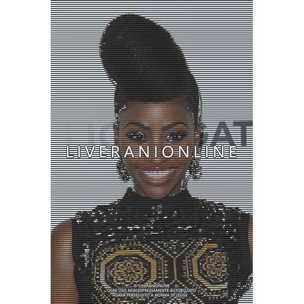 LOS ANGELES, CA - MARCH 20: Teyonah Parris at the \'Mad Men\' Season 6 Los Angeles Premiere held at the Director\'s Guild of America on March 20, 2013 in Los Angeles, California. Credit: MediaPunch Inc. PREMIERA SERIAL MAD MEN SEZON 6 FOT. MEDIAPUNCH/NEWSPIX.PL US, FRANCE AND GERMANY OUT !!! --- Newspix.pl /AGENZIA ALDO LIVERANI SAS/ITALY ONLY - EDITORIAL USE ONLY *** Local Caption *** www.newspix.pl mail us: info@newspix.pl call us: 0048 022 23 22 222 --- Polish Picture Agency by Ringier Axel Springer Poland