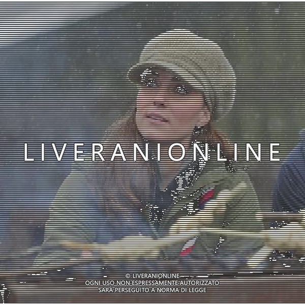 Staff picture from: Andy Stenning..Duchess of Cambridge, Kate Middleton at Great Tower Scout camp,, Cumbria braving the snow and making bread twists /AGENZIA ALDO LIVERANI SAS=ITALY ONLY - EDITORIAL USE ONLY