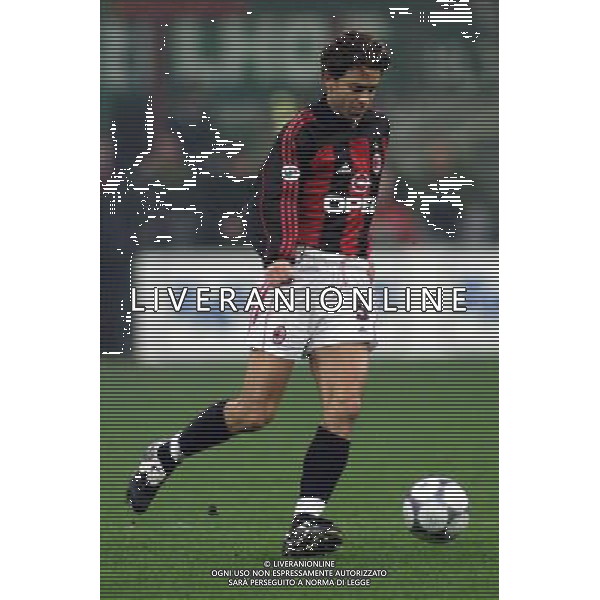 MILANO, 22-11-01 DFP/ MARCO LUSSOSO MILAN - SPORTING LISBONA (COPPA UEFA) NELLA FOTO: ALESSANDRO COSTACURTA AG ALDO LIVERANI S A S