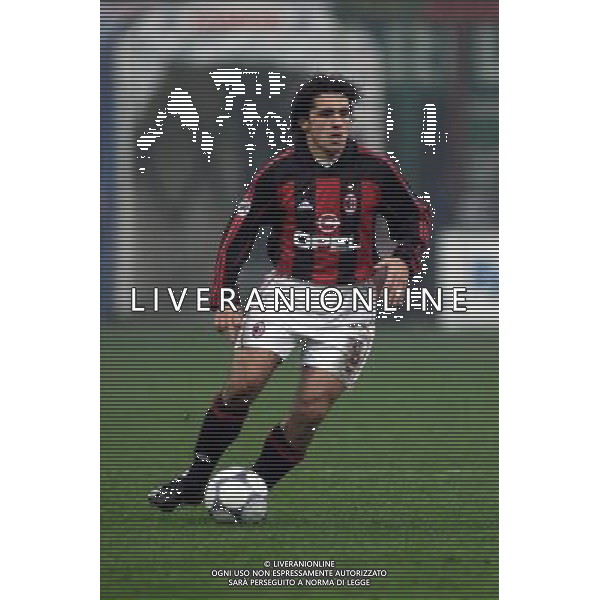 MILANO, 22-11-01 DFP/ MARCO LUSSOSO MILAN - SPORTING LISBONA (COPPA UEFA) NELLA FOTO: GENNARO GATTUSO AG ALDO LIVERANI S A S