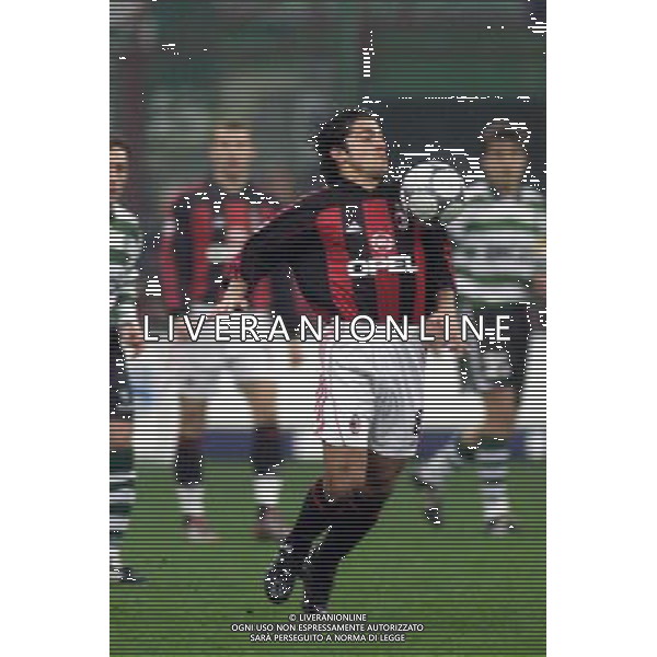 MILANO, 22-11-01 DFP/ MARCO LUSSOSO MILAN - SPORTING LISBONA (COPPA UEFA) NELLA FOTO: GENNARO GATTUSO AG ALDO LIVERANI S A S