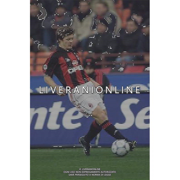 MILANO, 22-11-01 DFP/ MARCO LUSSOSO MILAN - SPORTING LISBONA (COPPA UEFA) NELLA FOTO: THOMAS HELVEG AG ALDO LIVERANI S A S