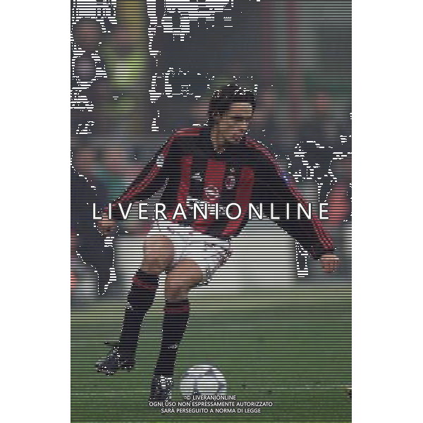 MILANO, 22-11-01 DFP/ MARCO LUSSOSO MILAN - SPORTING LISBONA (COPPA UEFA) NELLA FOTO: FILIPPO INZAGHI AG ALDO LIVERANI S A S