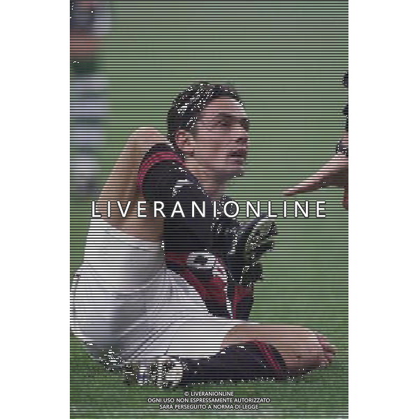 MILANO, 22-11-01 DFP/ MARCO LUSSOSO MILAN - SPORTING LISBONA (COPPA UEFA) NELLA FOTO: FILIPPO INZAGHI AG ALDO LIVERANI S A S