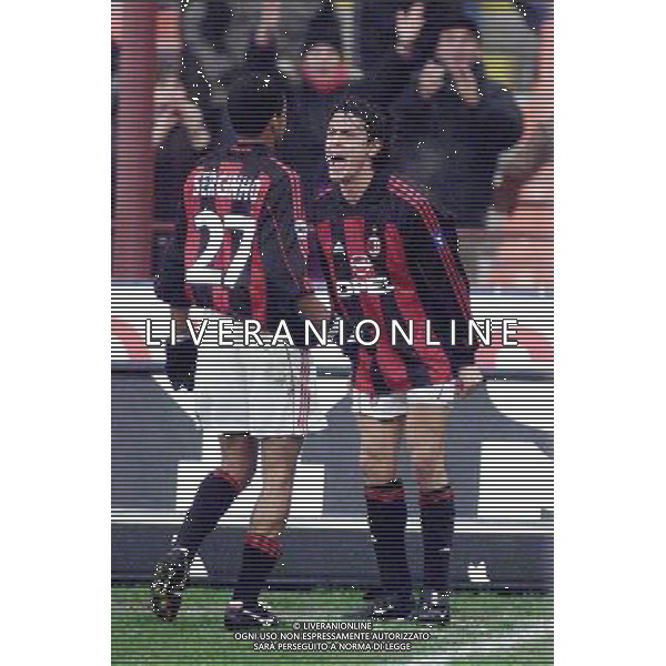 MILANO, 22-11-01 DFP/ MARCO LUSSOSO MILAN - SPORTING LISBONA (COPPA UEFA) NELLA FOTO: FILIPPO INZAGHI AG ALDO LIVERANI S A S