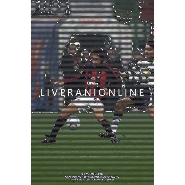 MILANO, 22-11-01 DFP/ MARCO LUSSOSO MILAN - SPORTING LISBONA (COPPA UEFA) NELLA FOTO: FILIPPO INZAGHI AG ALDO LIVERANI S A S