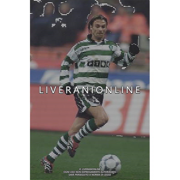 MILANO, 22-11-01 DFP/ MARCO LUSSOSO MILAN - SPORTING LISBONA (COPPA UEFA) NELLA FOTO: JOAO PINTO AG ALDO LIVERANI S A S