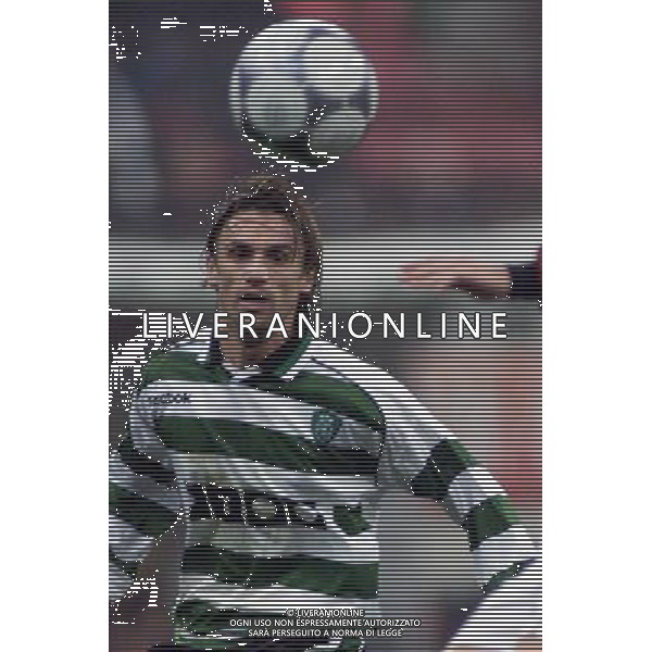 MILANO, 22-11-01 DFP/ MARCO LUSSOSO MILAN - SPORTING LISBONA (COPPA UEFA) NELLA FOTO: JOAO PINTO AG ALDO LIVERANI S A S