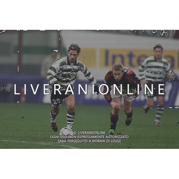 MILANO, 22-11-01 DFP/ MARCO LUSSOSO MILAN - SPORTING LISBONA (COPPA UEFA) NELLA FOTO: JOAO PINTO AG ALDO LIVERANI S A S