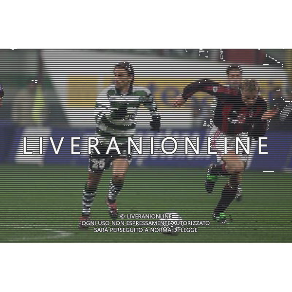 MILANO, 22-11-01 DFP/ MARCO LUSSOSO MILAN - SPORTING LISBONA (COPPA UEFA) NELLA FOTO: JOAO PINTO AG ALDO LIVERANI S A S