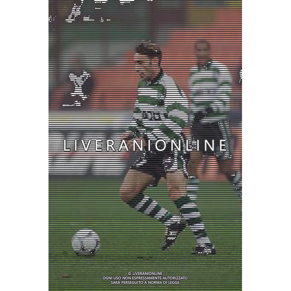 MILANO, 22-11-01 DFP/ MARCO LUSSOSO MILAN - SPORTING LISBONA (COPPA UEFA) NELLA FOTO: JOAO PINTO AG ALDO LIVERANI S A S