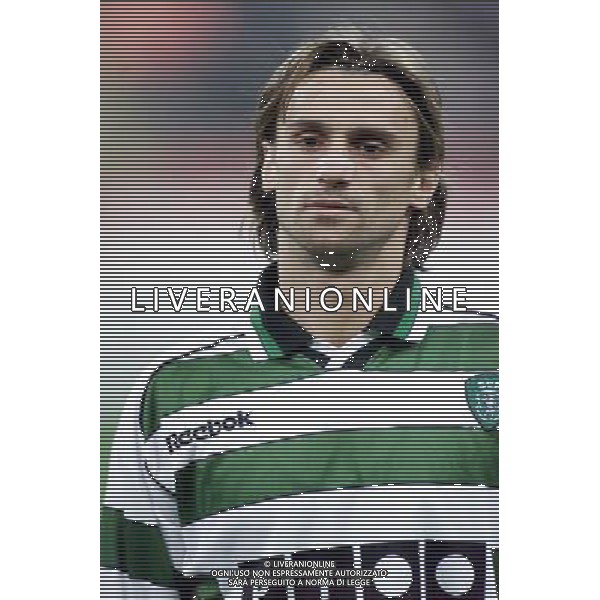 MILANO, 22-11-01 DFP/ MARCO LUSSOSO MILAN - SPORTING LISBONA (COPPA UEFA) NELLA FOTO: JOAO PINTO AG ALDO LIVERANI S A S