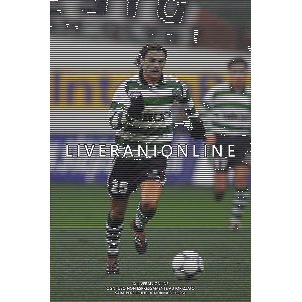 MILANO, 22-11-01 DFP/ MARCO LUSSOSO MILAN - SPORTING LISBONA (COPPA UEFA) NELLA FOTO: JOAO PINTO AG ALDO LIVERANI S A S