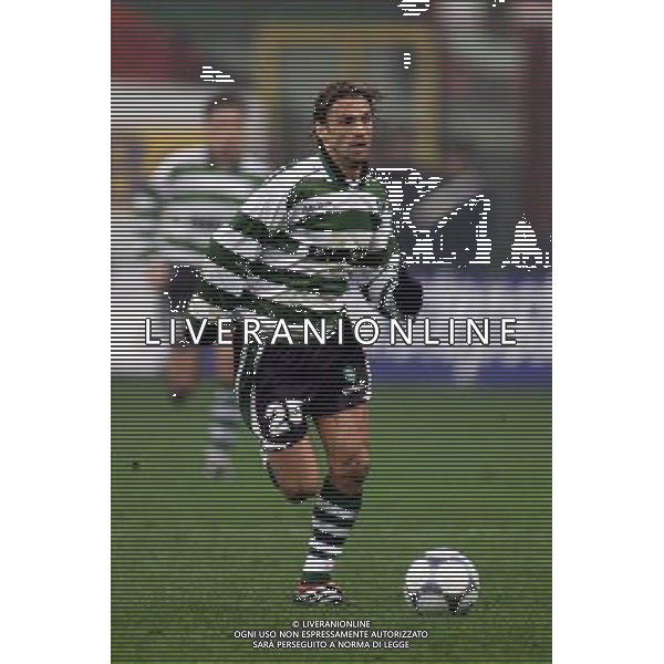 MILANO, 22-11-01 DFP/ MARCO LUSSOSO MILAN - SPORTING LISBONA (COPPA UEFA) NELLA FOTO: JOAO PINTO AG ALDO LIVERANI S A S