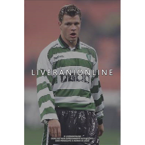MILANO, 22-11-01 DFP/ MARCO LUSSOSO MILAN - SPORTING LISBONA (COPPA UEFA) NELLA FOTO: NICULAE AG ALDO LIVERANI S A S