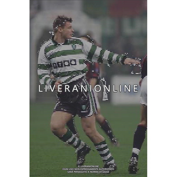 MILANO, 22-11-01 DFP/ MARCO LUSSOSO MILAN - SPORTING LISBONA (COPPA UEFA) NELLA FOTO: NICULAE AG ALDO LIVERANI S A S