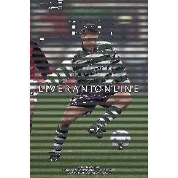 MILANO, 22-11-01 DFP/ MARCO LUSSOSO MILAN - SPORTING LISBONA (COPPA UEFA) NELLA FOTO: NICULAE AG ALDO LIVERANI S A S
