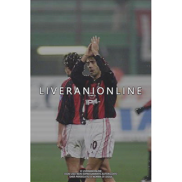 MILANO, 22-11-01 DFP/ MARCO LUSSOSO MILAN - SPORTING LISBONA (COPPA UEFA) NELLA FOTO: RUI COSTA AG ALDO LIVERANI S A S